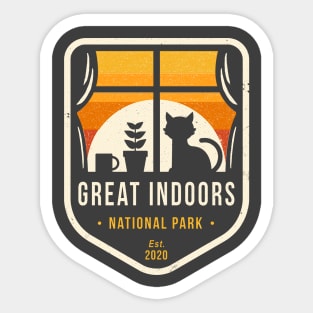 Cats: Great Indoors National Park Sticker